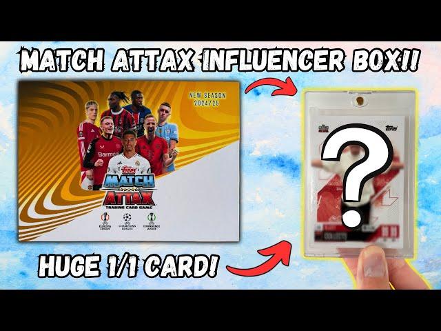 INSANE 1/1 CARD! Topps Match Attax 2024/25 Influencer Box opening!