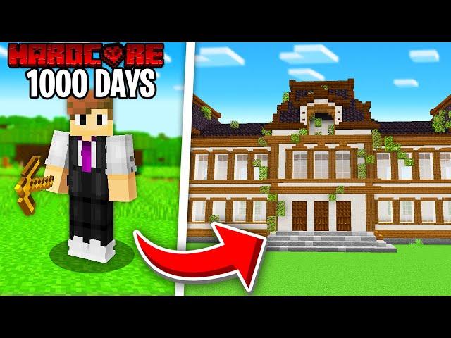 I Survived 1000 Days of Minecraft HARDCORE!  FULL MOVIE