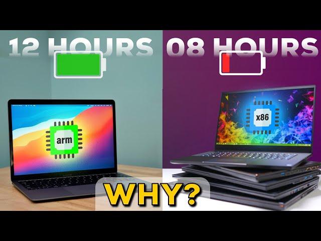 Arm vs x86 CPU Architecture Explained | Apple's Secret to Battery Life | TheMVP