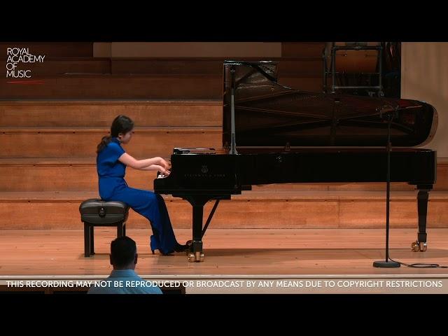 Jiali Wang plays Brahms Piano Sonata in F minor, Op.5, Movement 5