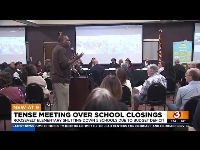 Tensions run high as Phoenix district ponders closing schools