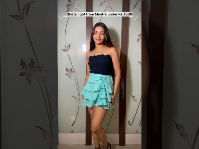 Myntra skirts under Rs.1000 #ytshort #ytshorts