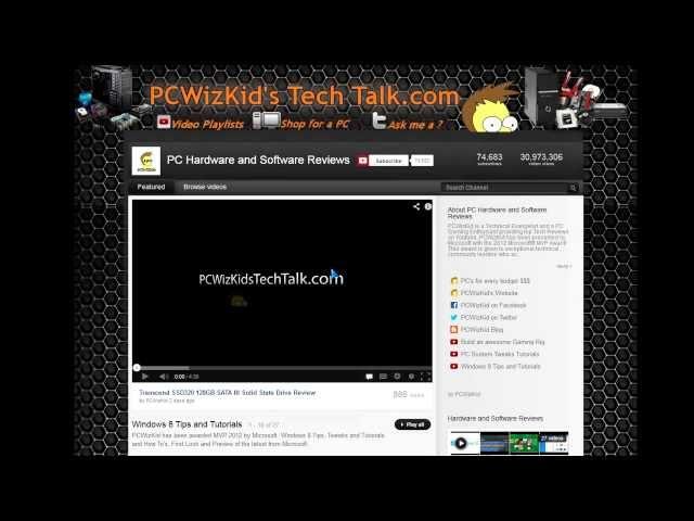 New Youtube Design and whats coming up next on PCWizKid's Tech Talk