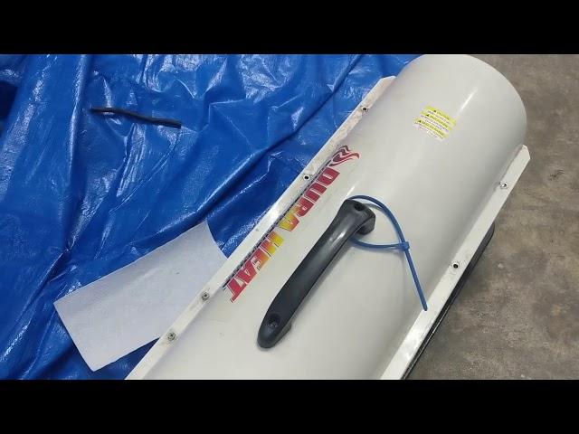How to fix pulsating flame on DuraHeat forced air heater