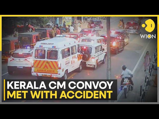 India: Kerala CM Pinarayi Vijayan's Convoy In Multi-Car Collision In Thiruvananthapuram | WION