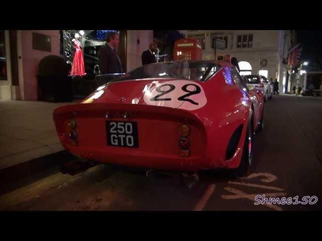 Ferrari 250 GTO - Startup and Overview on street! Nick Mason from Pink Floyd