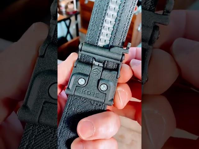 KORE’s EDC Gun belt will make you faster! I guarantee!