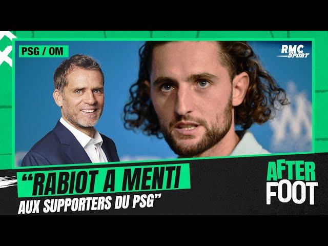 "Il a menti à tous les Parisiens", Rothen digère mal l'arrivée de Rabiot à l'OM