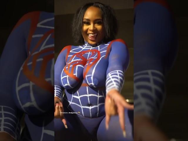 #Spiderverse Theme Bodypaint : @DCastro.Bodypaint : @DCastro.Official