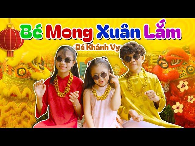 BÉ MONG XUÂN LẮM - BÉ KHÁNH VY  Nhạc Tết Thiếu Nhi Sôi Động - Nhạc Thiếu Nhi Mùa Xuân