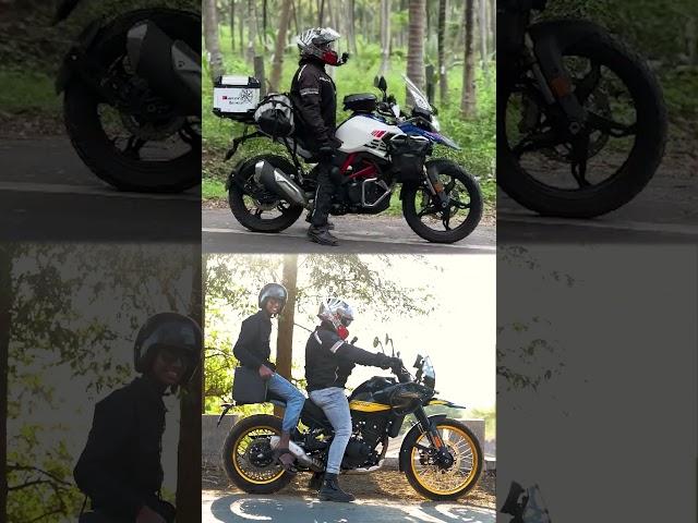 BMW G310 GS vs Himalayan 450 Suspension Check! #shorts