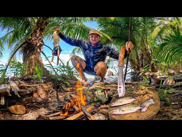 3 day Survival Challenge (No Food, No Fire, No Water) Remote Island