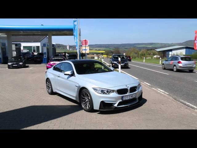 BMW M4 F82 Coupe startup, acceleration, lovely sounds