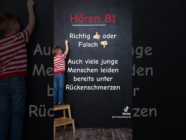 #30 || Hören B1 || Deutsch-Test für Zuwanderer