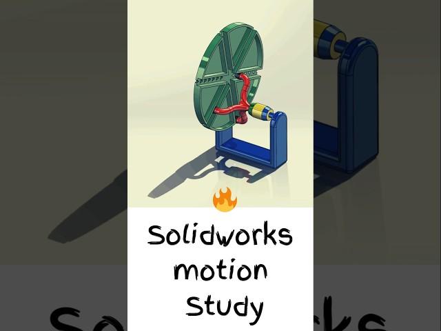 Solidworks Motion StudySolidworks Animation #shorts #3ddesign #engineering @cadtutor87