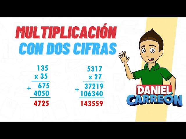 MULTIPLICACIÓN CON DOS CIFRAS Super fácil - Para principiantes