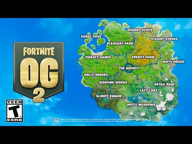 Fortnite OG Chapter 2 Map Reveal