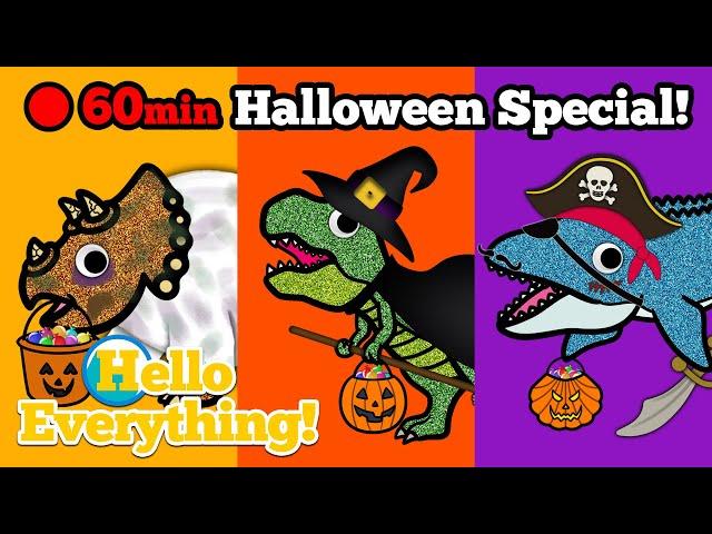  Hello Everything! Halloween Special  | Kids' Dinosaur Animation