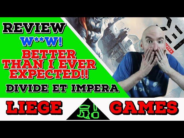 D.E.I. Review: My Type of Area Control Game or Why Area Control Games Don't Need to be 2+ Hours Long