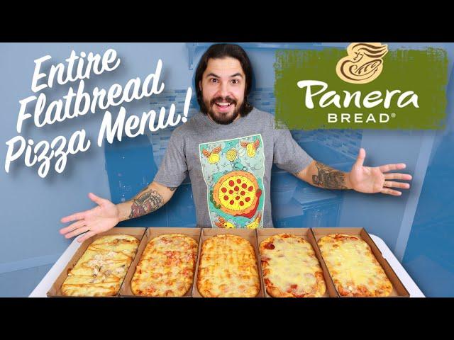 I Ate EVERY Flatbread Pizza From Panera | Panera Flatbread Pizza Review!