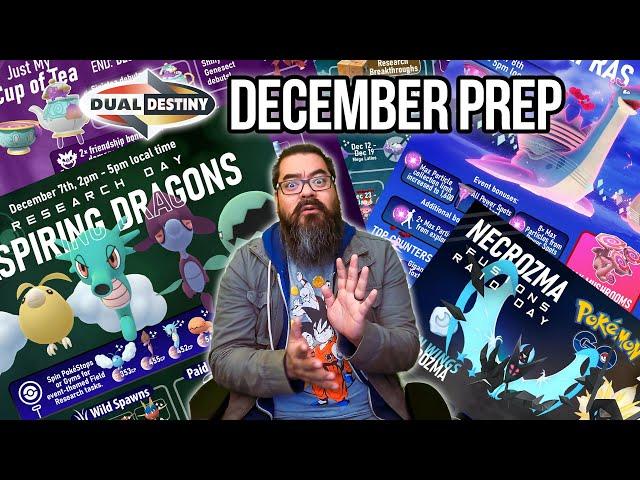 Pokémon GO | December Prep #DualDestiny