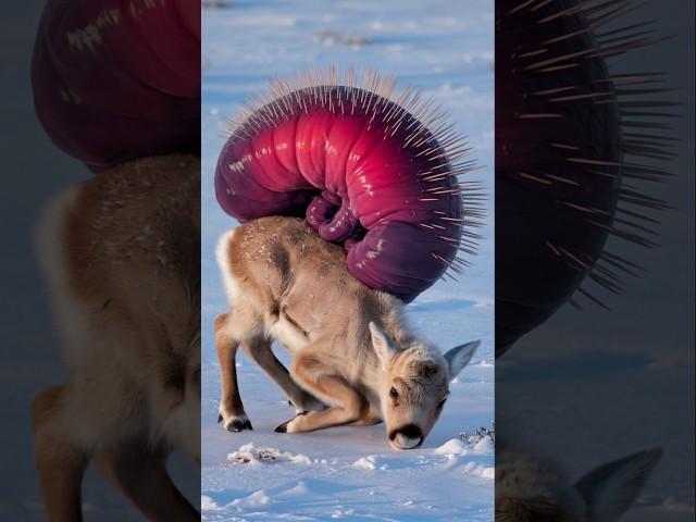 A Touching Story: How a Foal Saved a Reindeer #animalrescue #polarrescue #reindeer