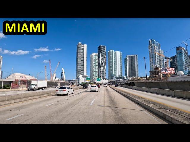 Fort Lauderdale to Miami Florida Driving Through