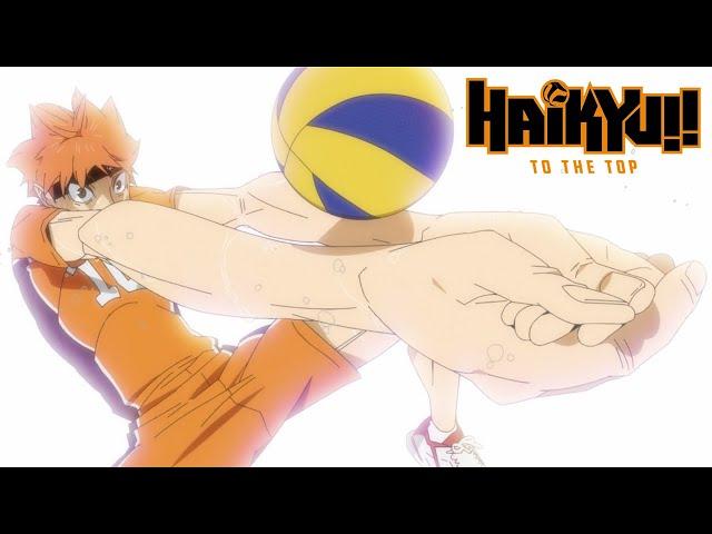 Hinata Receives! | HAIKYU!! TO THE TOP