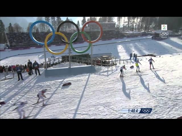 Sochi Olympics 2014 - XC Skiing Sprint free ladies Final