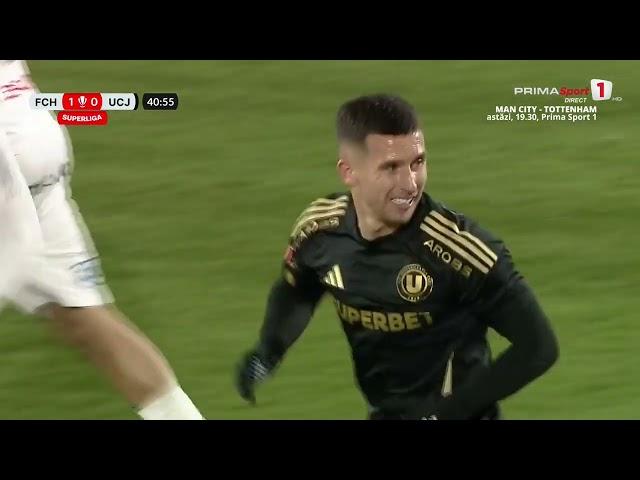 REZUMAT | Hermannstadt - U Cluj 2-1 | Etapa 17, SuperLiga, 2024 - 2025