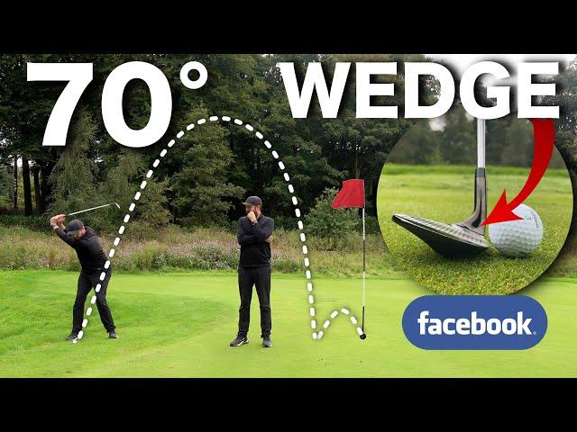 I bought a 70° wedge from Facebook (cheating?)