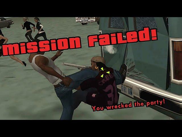 GTA: San Andreas - Mission Failed Compilation