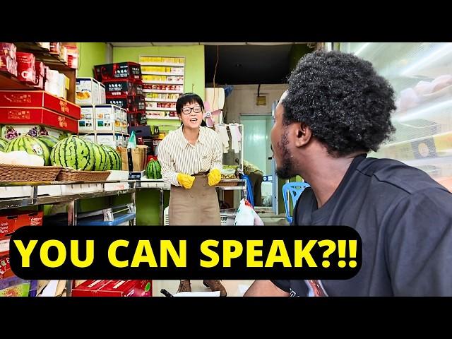 BLACKMAN SHOCKS CHINESE WITH FLUENT CHINESE AND THIS HAPPENS...THEY DIDN'T BELIEVE I COULD SPEAK.