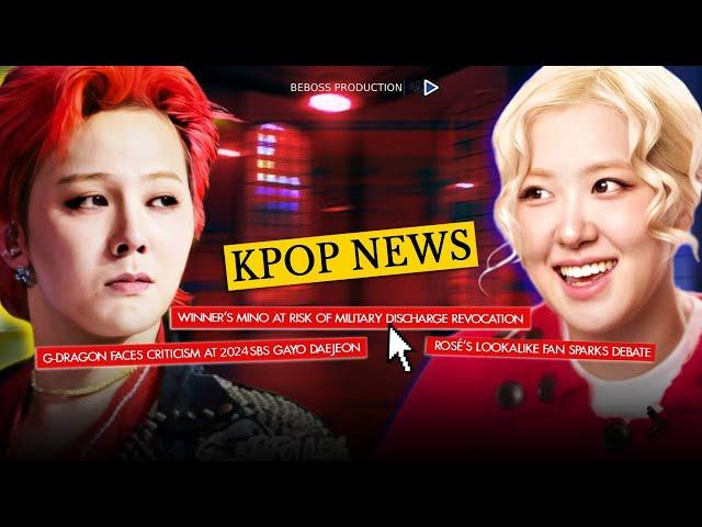 Kpop News: G-Dragon Faces Criticism at 2024 SBS Gayo Daejeon. Rosé’s Lookalike Fan Sparks Debate!