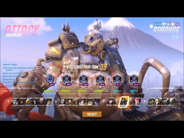 Overwatch Ranked Competitive  w/salty try hard teammate