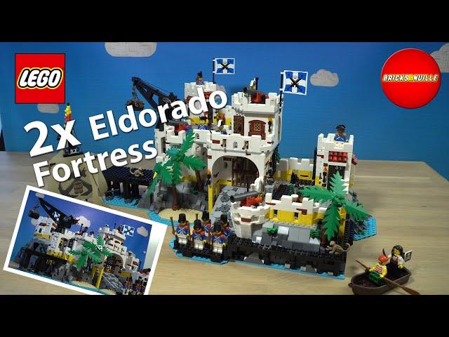 2x LEGO 10320 Eldorado Fortress MOC / MOD Pirates