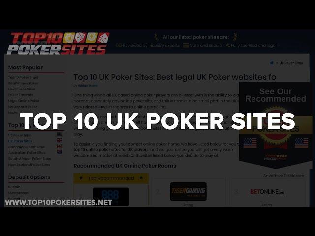 Top UK Poker Sites