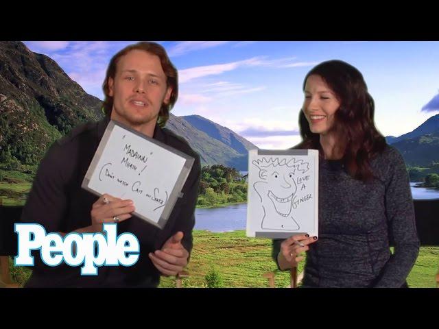 "Outlander" Stars Sam Heughan & Caitriona Balfe Quiz Each Other | People