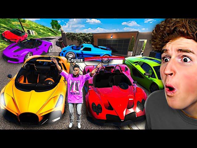 Collecting Billionaire SUPER CARS in GTA 5!