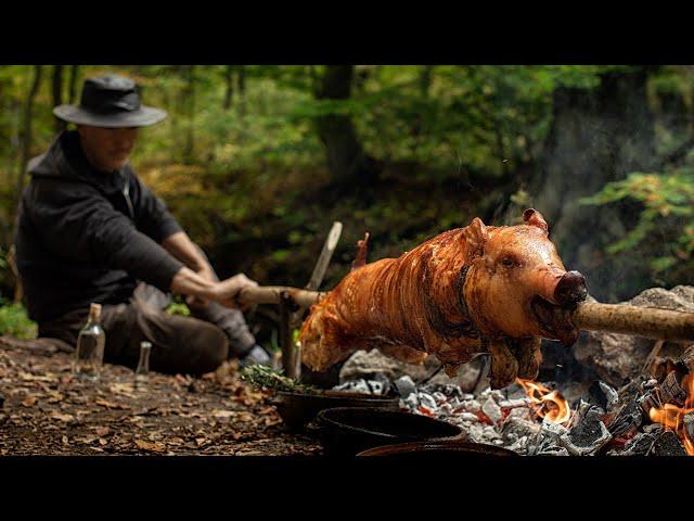 SERBIAN CHEF'S WHOLE ROASTED PIG - MUST SEE!