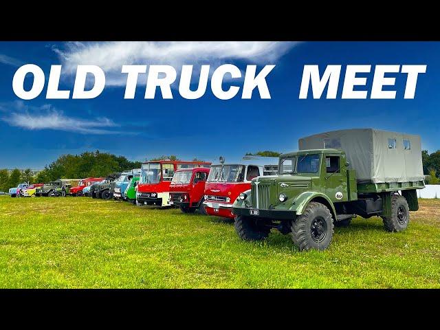 OLD TRUCK MEET - Gaz AA, Ford BB, MAZ 502, Ikarus, MAN, Volvo, VW Typ 82 - Vanade Veokate sõit 2023