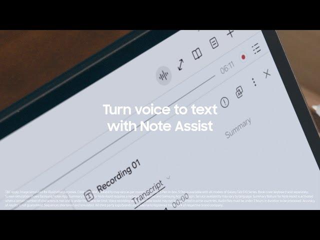 Galaxy Tab S10 Series with Note Assist | Samsung