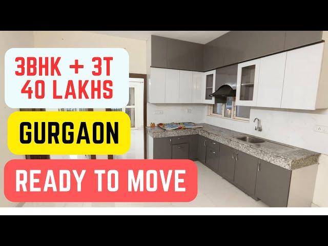 Ready To Move Affordable Housing 3BHK + 3T  Flat in Gurgaon | Under 40 Lakhs | Immediate Possession