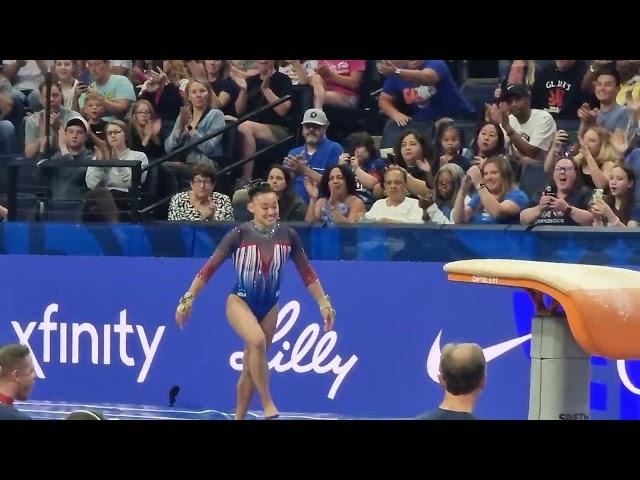 Leanne Wong - UPGRADE CHENG on Vault - 2024 U.S Olympic Gymnastics Trials Day 1