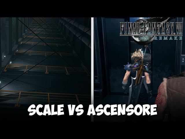 FINAL FANTASY 7 REMAKE (ITA) - Scale VS Ascensore