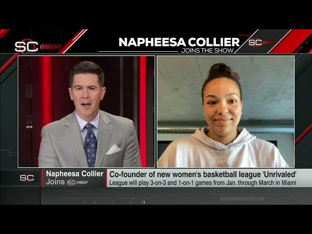 Napheesa Collier justifies 1v1 format in new 'Unrivaled' women's basketball league | SportsCenter