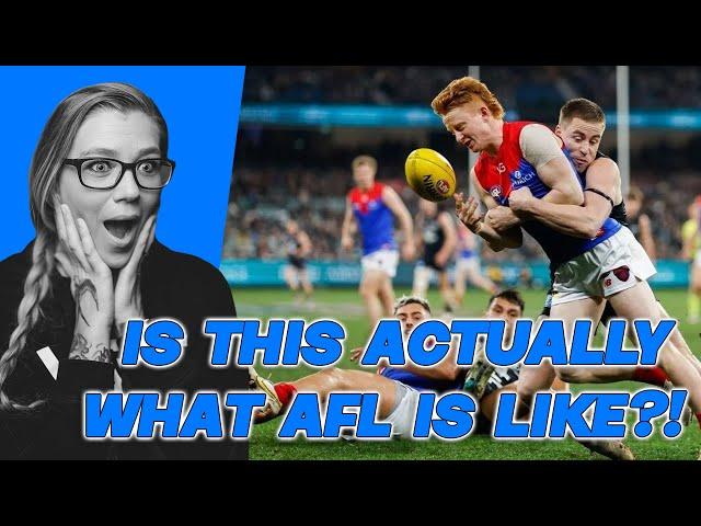 AMERICAN REACTS FIRST TIME TO AFL | AMANDA RAE