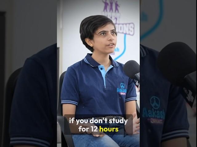 NEET Topper says, "I can't study for 12 hrs" #neet #neet2025 #neetmotivation #ncert #neetstrategy