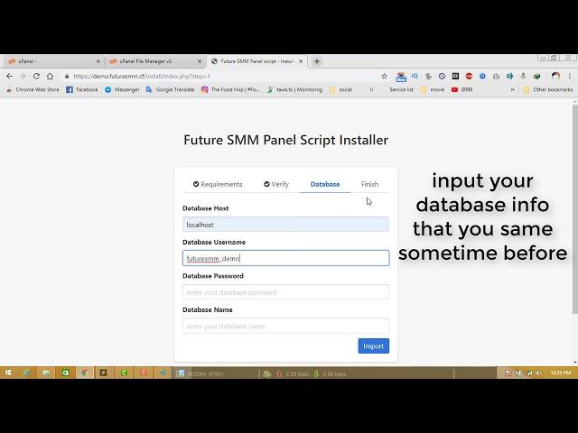 how to install Future SMM  panel script perfectpanel version