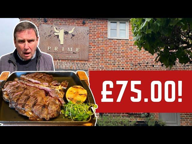 The BIGGEST AND MOST EXPENSIVE STEAK I've Ever REVIEWED!